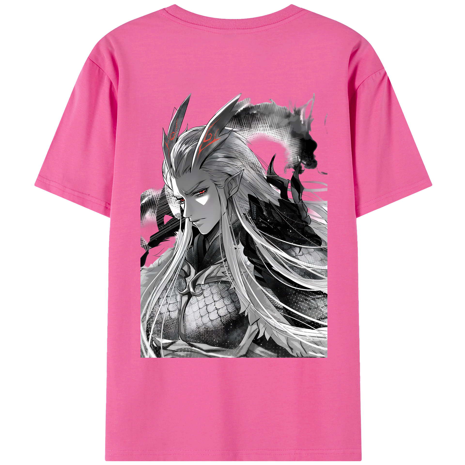 （画像用） Ne Zha 2 ナタ 魔童の大暴れ レディース半袖Tシャツ(バックプリント)